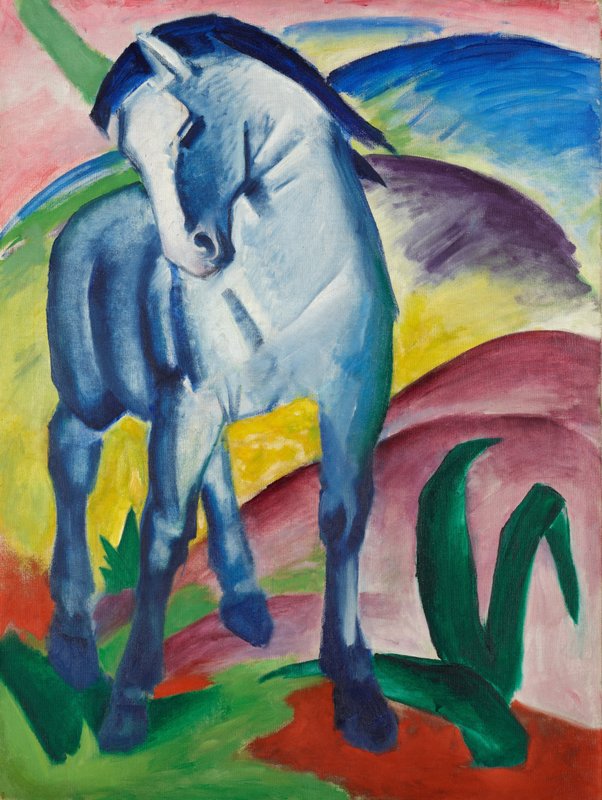Franz Marc - Blue Horse I - (